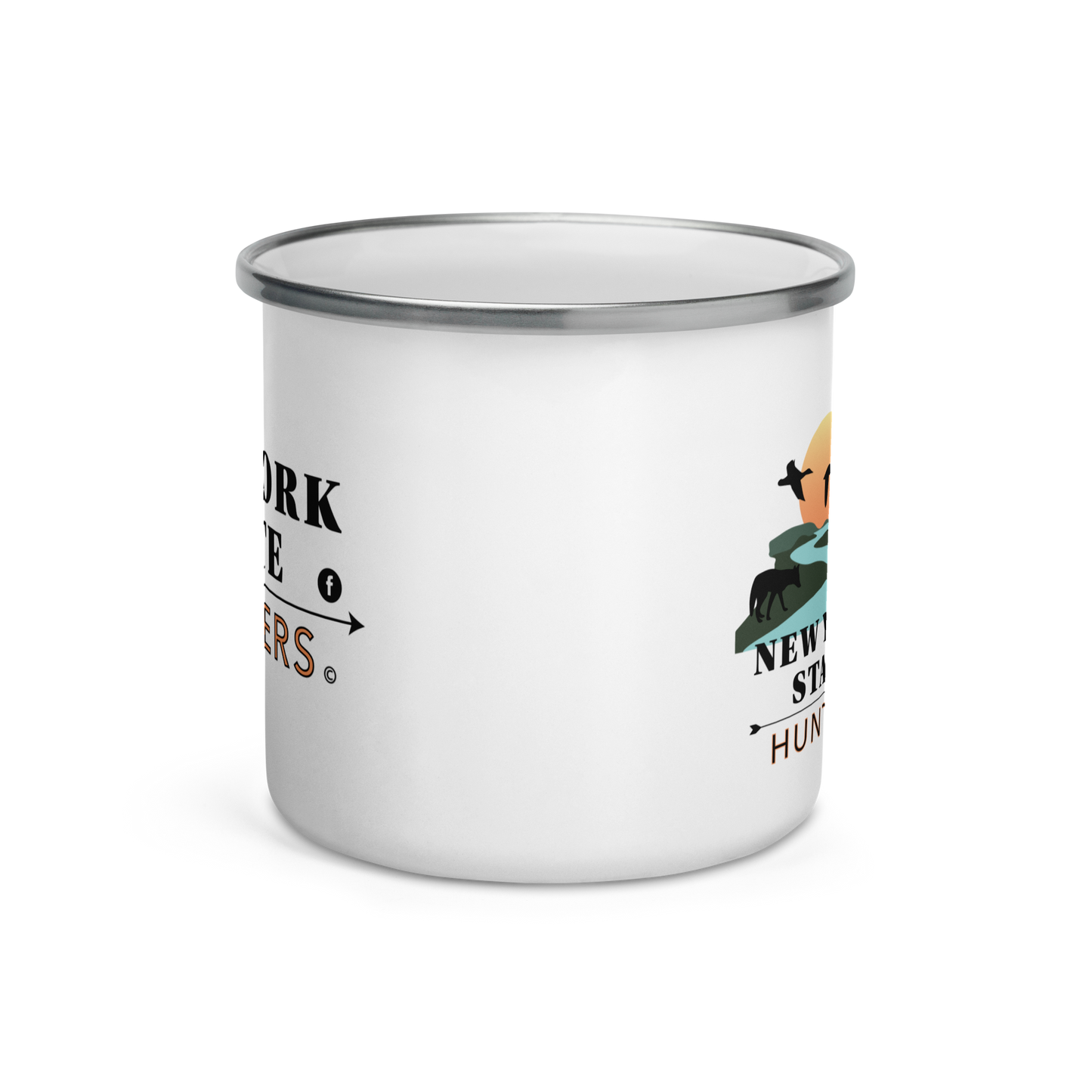 New York State Hunters Enamel Mug