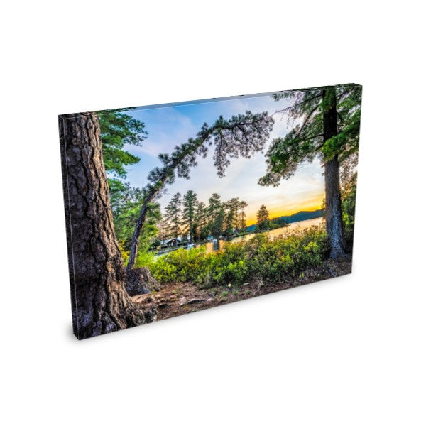 Glen Island Ranger Station - Lake George Print - 1.5" Canvas Wrap