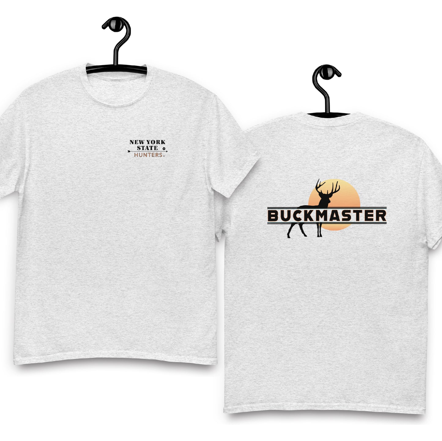 New York State Hunters BUCKMASTER T-shirt (double-sided)