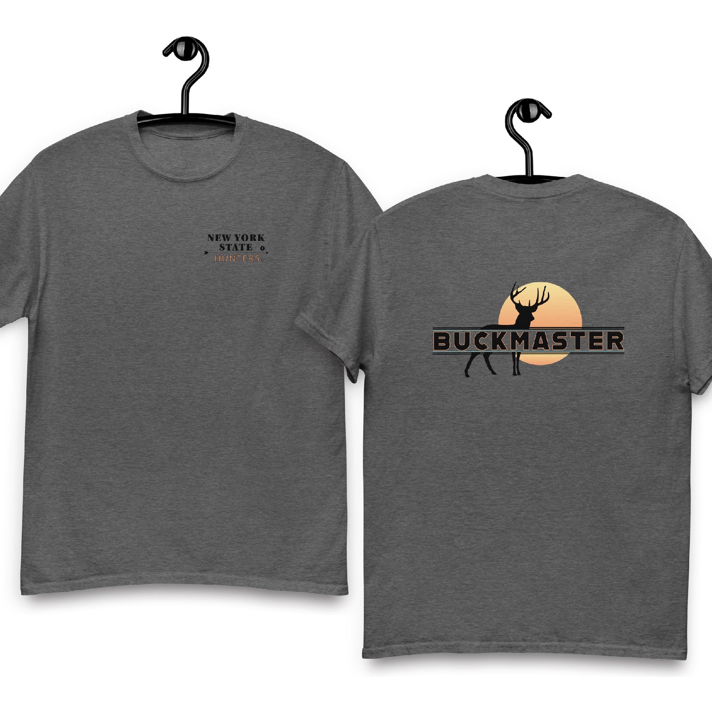 New York State Hunters BUCKMASTER T-shirt (double-sided)