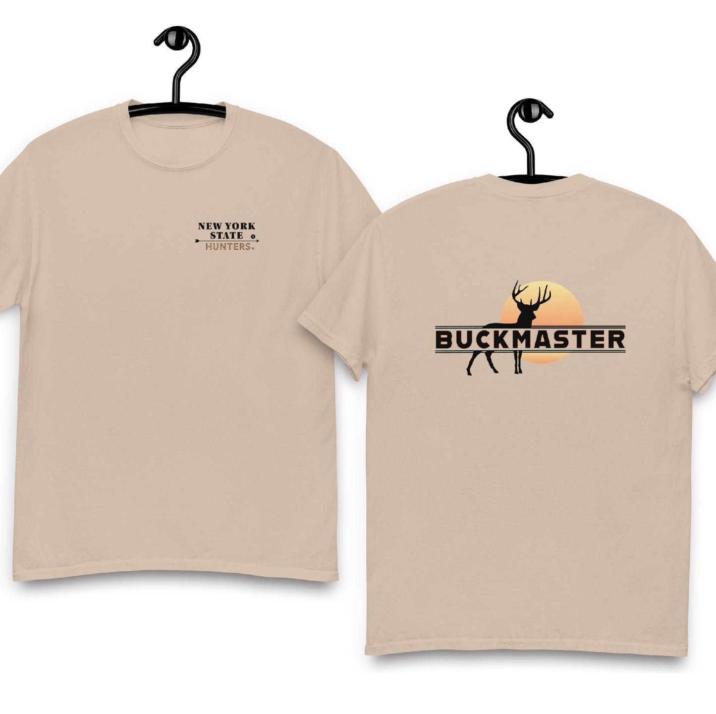 New York State Hunters BUCKMASTER T-shirt (double-sided)