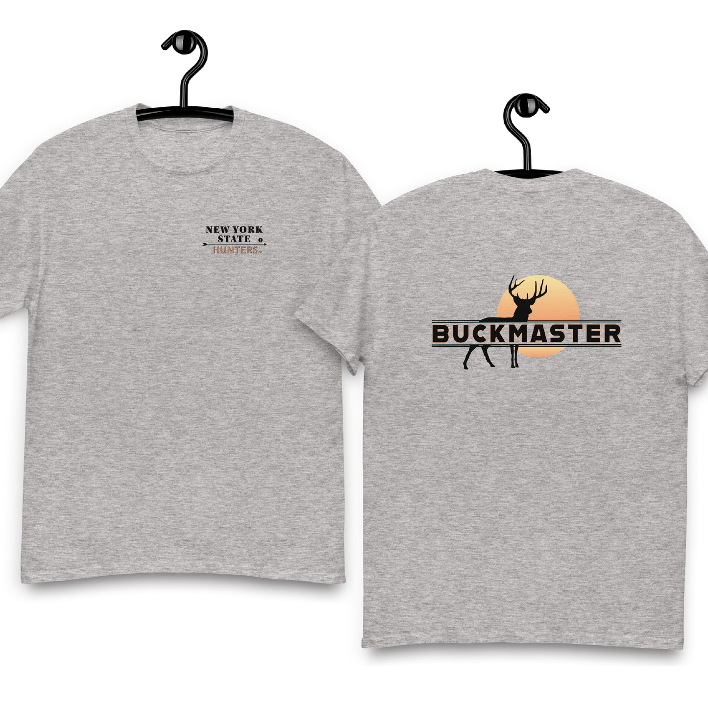 New York State Hunters BUCKMASTER T-shirt (double-sided)