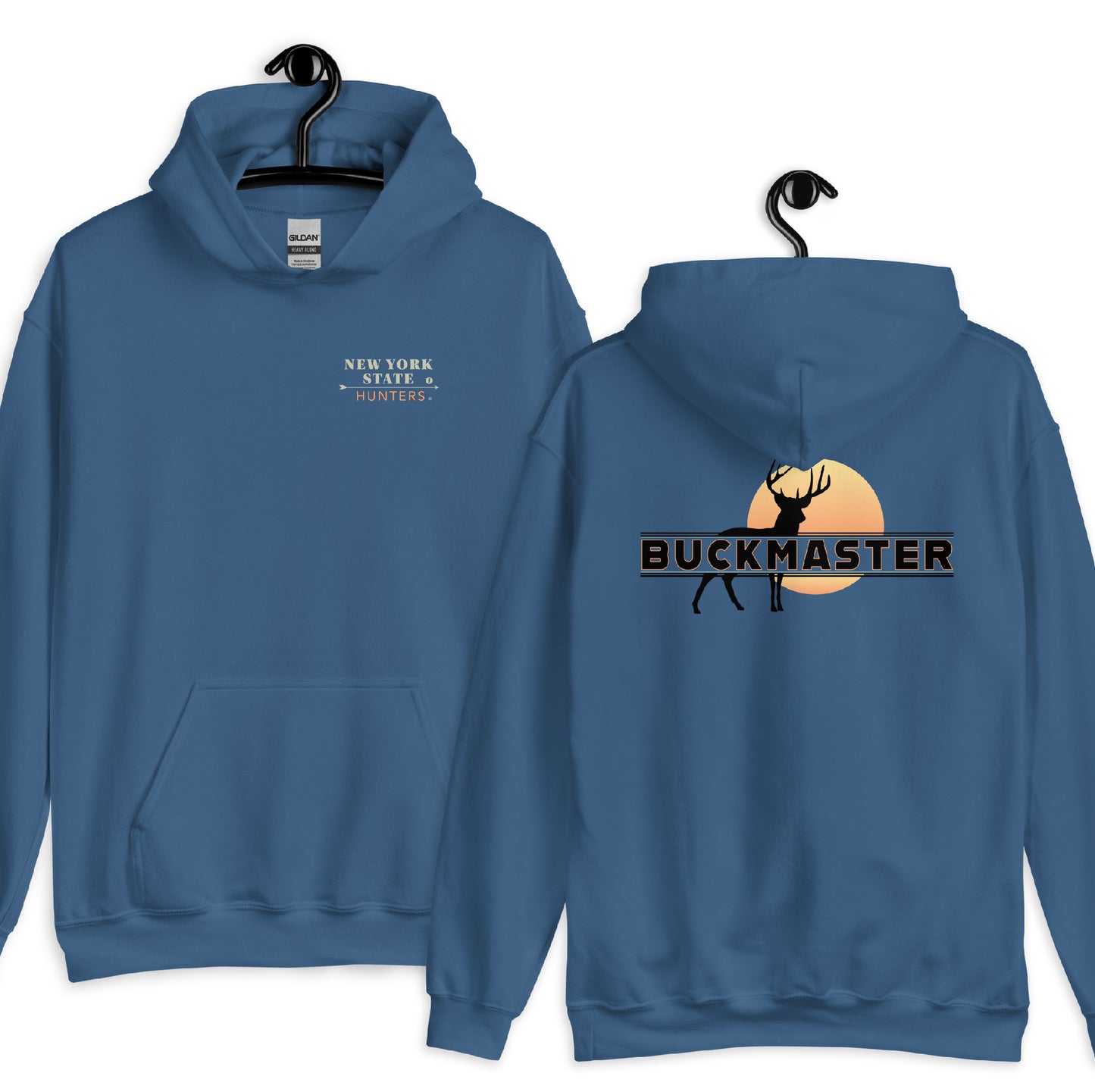 New York State Hunters BUCKMASTER Hoodie, 2 sided