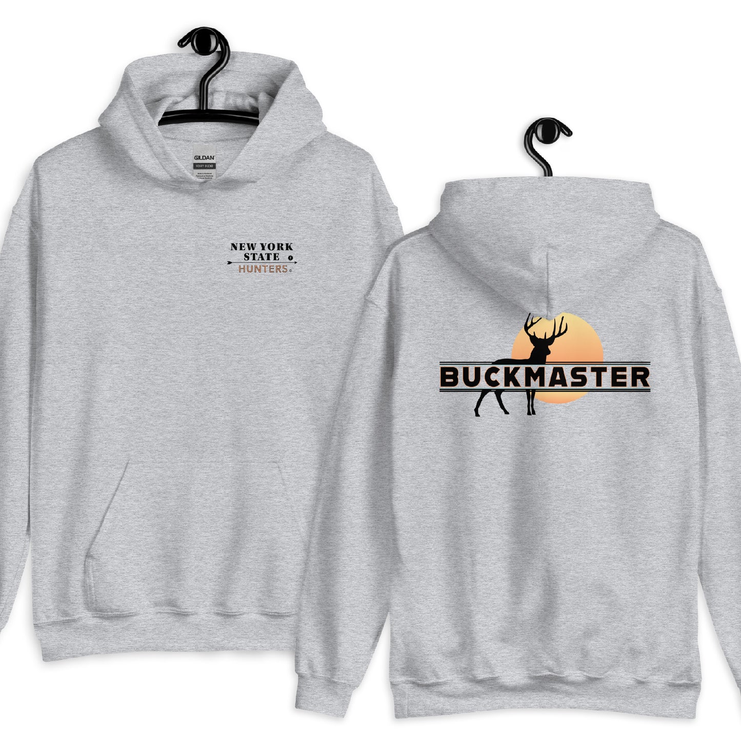 New York State Hunters BUCKMASTER Hoodie, 2 sided