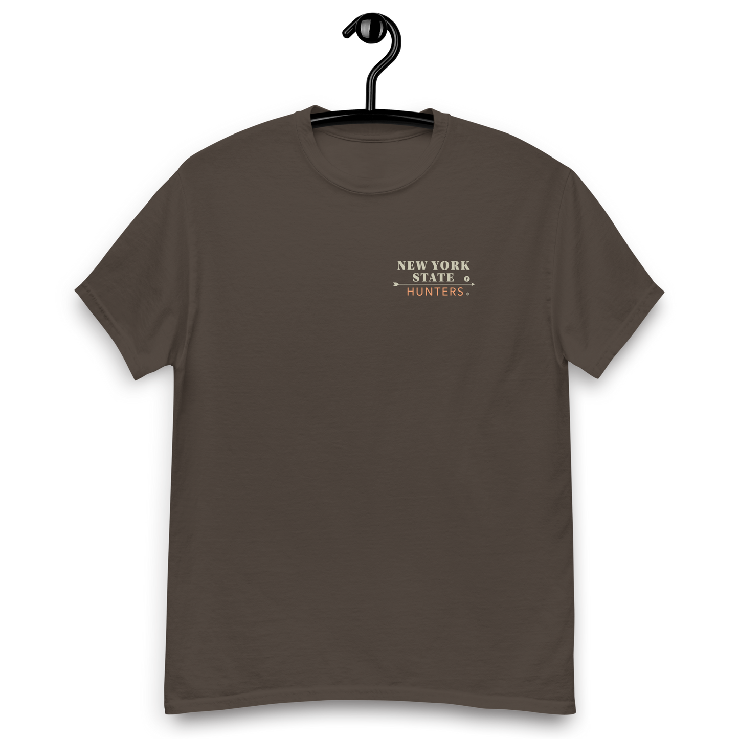 New York State Hunters Men's Classic T-shirt - Design 1 (Double-Sided)