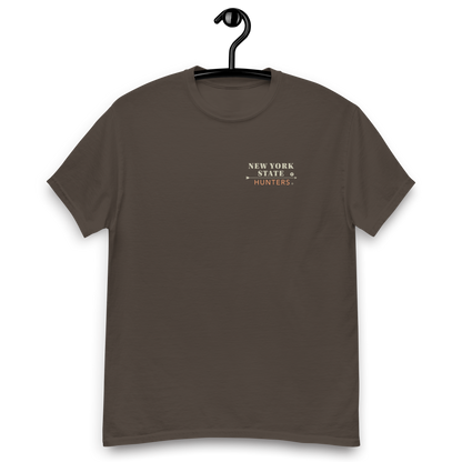 New York State Hunters Men's Classic T-shirt - Design 1 (Double-Sided)