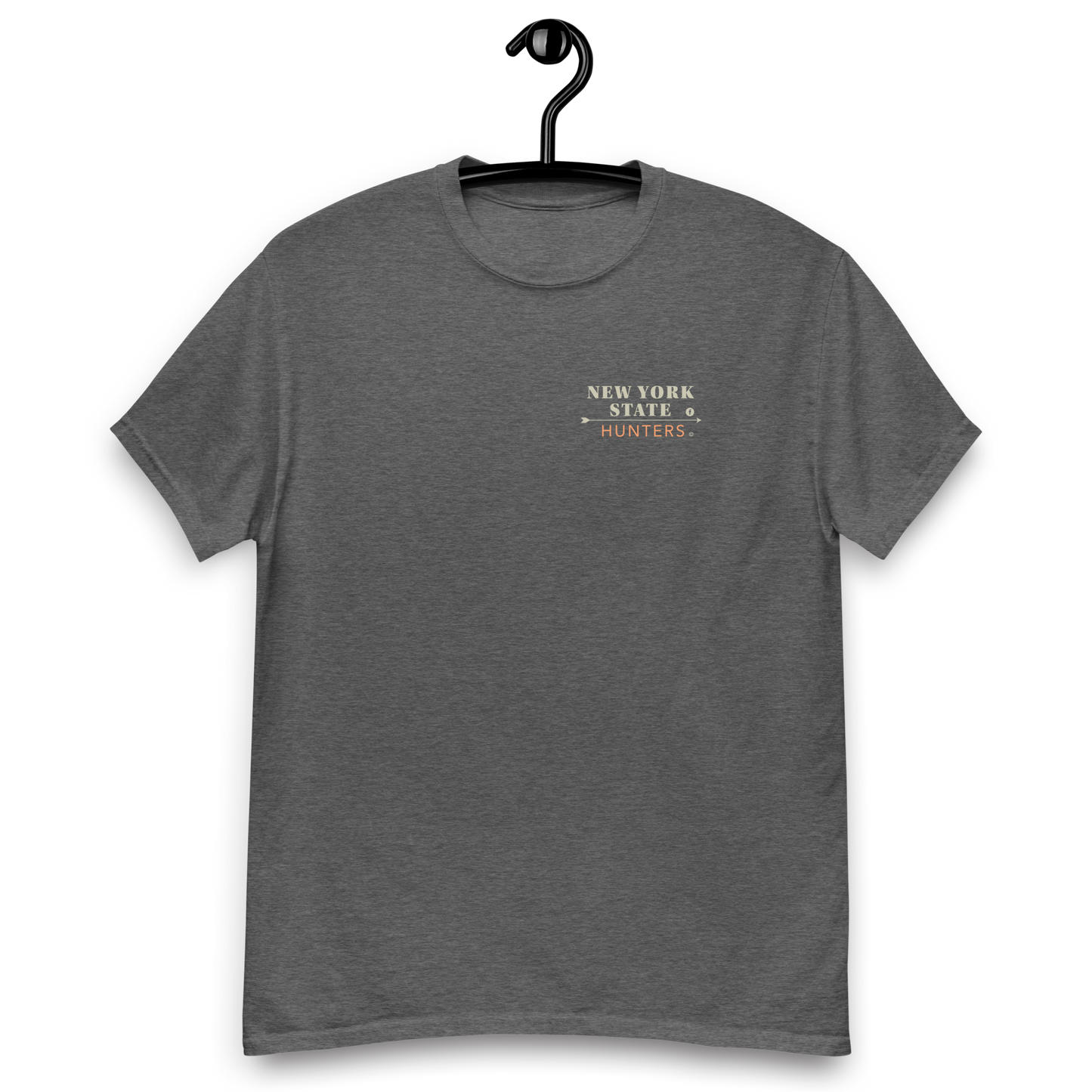 New York State Hunters Men's Classic T-shirt - Design 1 (Double-Sided)