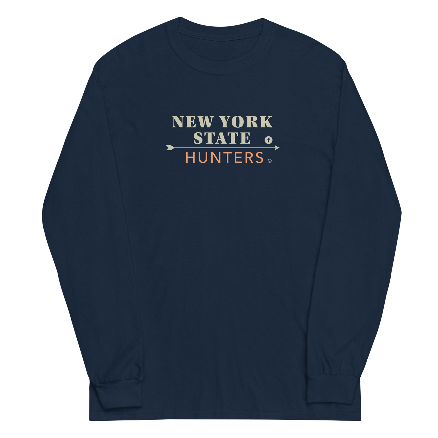 New York State Hunters Men’s Long Sleeve T-shirt - Design 3