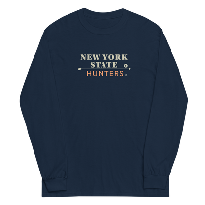 New York State Hunters Men’s Long Sleeve T-shirt - Design 3
