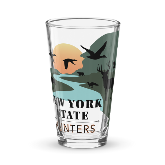 New York State Hunters Pint Glass