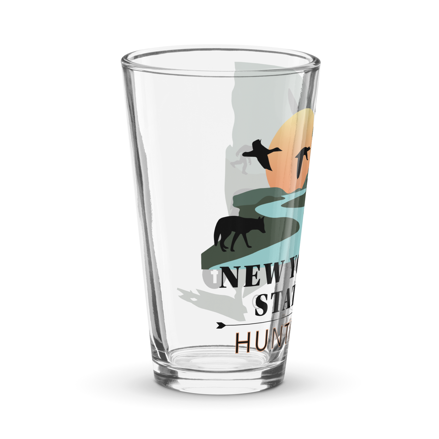 New York State Hunters Pint Glass