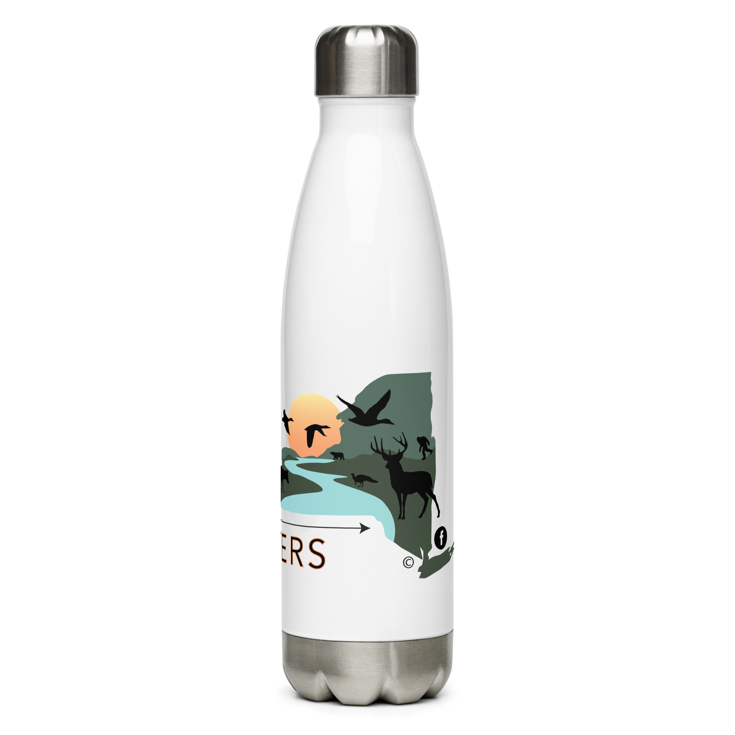 New York State Hunters Stainless Steel Water Bottle