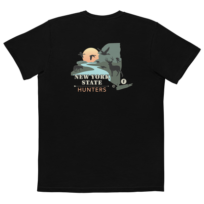 New York State Hunters Comfort Pocket T-shirt (Unisex) - Design 1