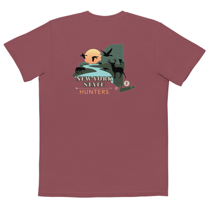 New York State Hunters Comfort Pocket T-shirt (Unisex) - Design 1