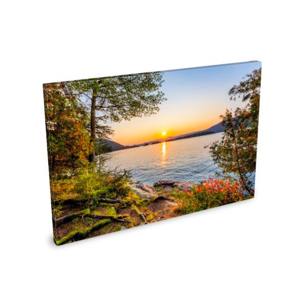 Sunset from Commission Point - Lake George Print - 1.5" Canvas Wrap