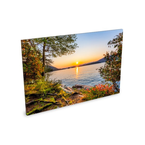 Sunset from Commission Point - Lake George Print - 1.5" Canvas Wrap