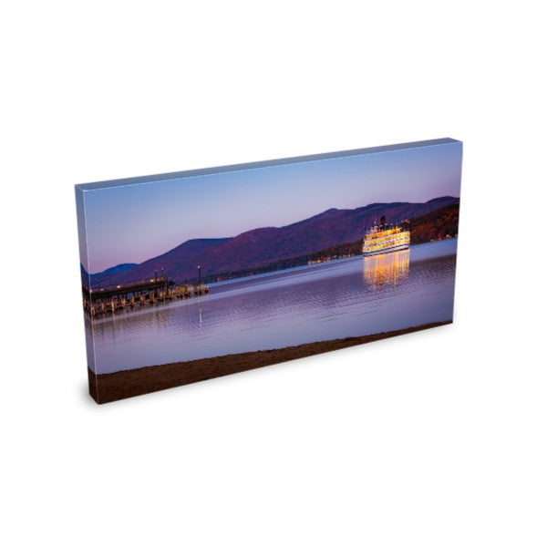 Evening Aboard Lac Du Saint Sacrement - Lake George Print - 1.5" Canvas Wrap