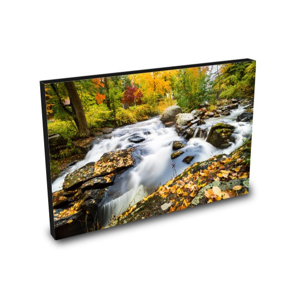 Mill Park Falls - Adirondack Print - 1" Standout in Maple or Black