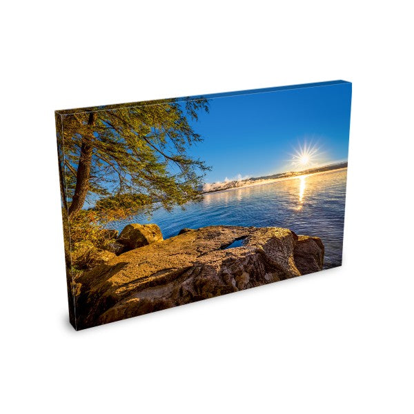 Sunrise from Hearthstone Point - Lake George Print - 1.5" Canvas Wrap