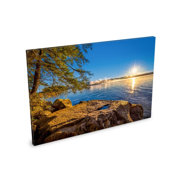 Sunrise from Hearthstone Point - Lake George Print - 1.5" Canvas Wrap